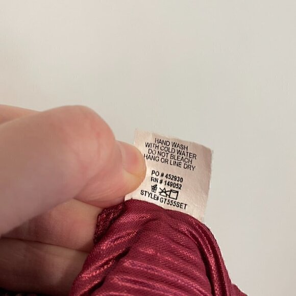 FASHION NOVA Julia Plisse Short Set Mauve Berry Satin Shiny Pull On SHORTS ONLY! - Picture 10 of 12